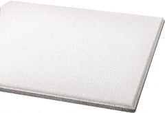 Armstrong World - 24" Long x 24" Wide, Wet-Formed Mineral Fiber Acoustic Ceiling Tile - ASTM E1264 Specification, White - Apex Tool & Supply