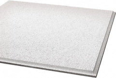 Armstrong World - 24" Long x 24" Wide, Wet-Formed Mineral Fiber Acoustic Ceiling Tile - ASTM E1264 Specification, White - Apex Tool & Supply