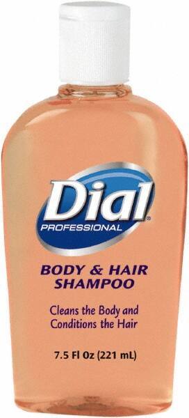 Dial - 7.5 oz Bottle Peach Hair & Body Wash - Clear Amber - Apex Tool & Supply