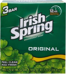 Irish Spring - 3.75 oz Box Bar Soap - Green, Original Scent - Apex Tool & Supply