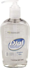 Dial - 7.5 oz Pump Bottle Liquid Soap - Clear, Pleasant Fragrance Scent - Apex Tool & Supply