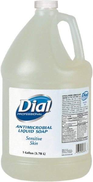 Dial - 1 Gal Bottle Liquid Soap - Clear, Light Floral Scent - Apex Tool & Supply