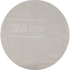 3M - 8" Diam, 1,000 Grit Aluminum Oxide Adhesive PSA Disc - Super Fine Grade, Black, Cloth Backing, Flexible, Use with Random Orbital Sanders - Apex Tool & Supply