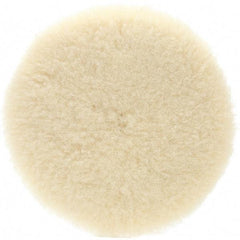 3M - 5-1/4" Diam 100% Wool Buffing & Backing Pad - Apex Tool & Supply