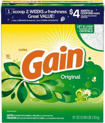 Gain - 91 oz Powder Laundry Detergent - Powder - Apex Tool & Supply