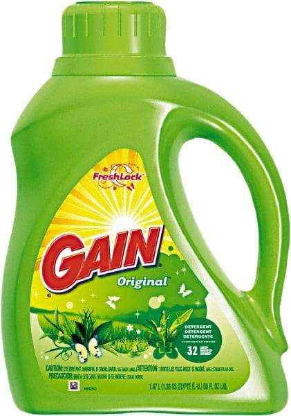 Gain - 50 oz Liquid Laundry Detergent - Liquid - Apex Tool & Supply