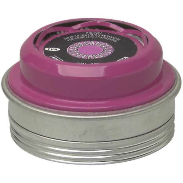 MSA - 1 6-Piece Organic Vapor & Particulates Iodine Vapor/P100 Particulate Filter Cartridge/Filter Combination - Apex Tool & Supply