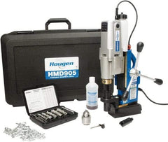 Hougen - 2" Travel, Portable Magnetic Drill Press - 250 & 450 RPM, 9 Amps, 1.5 hp, 1035 Watts - Apex Tool & Supply