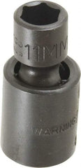 Proto - 3/8" Drive 11mm Standard Universal Impact Socket - 6 Points, 2" OAL - Apex Tool & Supply