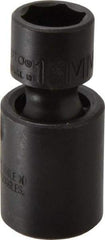 Proto - 3/8" Drive 13mm Standard Universal Impact Socket - 6 Points, 2" OAL - Apex Tool & Supply