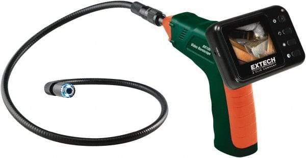 Extech - Video Borescope - 17 mm Probe Diameter, 2.4 Inch LCD Display, 480 x 234 Resolution - Apex Tool & Supply