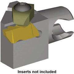 Kennametal - Insert Style NG 3R, 30mm Head Length, Right Hand Cut, External Modular Threading Cutting Unit Head - System Size KM20, 12.5mm Center to Cutting Edge, Series Top Notch - Apex Tool & Supply