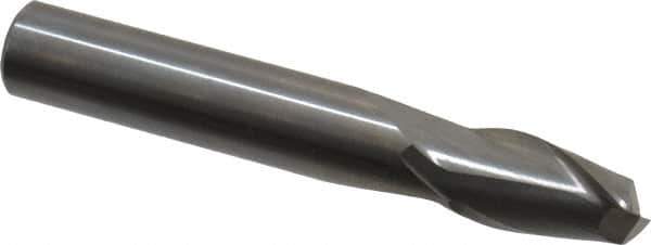 Onsrud - 3/8" Cutting Diam x 5/8" Length of Cut, 2 Flute, Upcut Spiral Router Bit - Uncoated, Right Hand Cut, Solid Carbide, 2-1/2" OAL x 3/8" Shank Diam, Bottom-Surfacing, 30° Helix Angle - Apex Tool & Supply