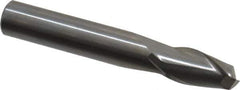 Onsrud - 3/8" Cutting Diam x 5/8" Length of Cut, 2 Flute, Upcut Spiral Router Bit - Uncoated, Right Hand Cut, Solid Carbide, 2-1/2" OAL x 3/8" Shank Diam, Bottom-Surfacing, 30° Helix Angle - Apex Tool & Supply