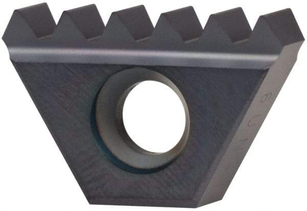 Kennametal - 6 TPI, Internal Thread, UN Standard, STN KC635M Grade Thread Mill Insert - Carbide, TiAlN Coating - Apex Tool & Supply