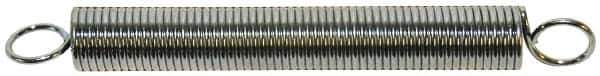 Gardner Spring - 0.437" OD, 8.02 Lb Max Load, 6.39" Max Ext Len, 0.0475" Wire Diam Spring - 2.2 Lb/In Rating - Apex Tool & Supply