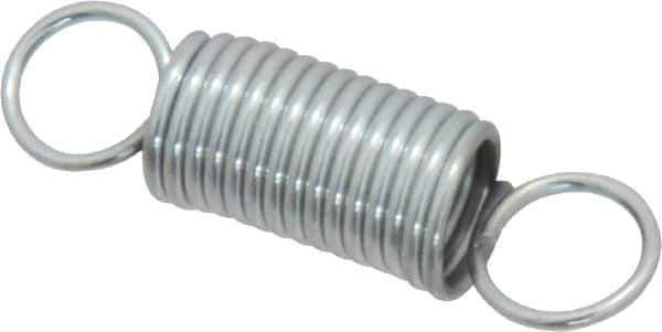 Gardner Spring - 1/4" OD, 3.28 Lb Max Load, 1-1/2" Max Ext Len, 0.0286" Wire Diam Spring - 5.21 Lb/In Rating - Apex Tool & Supply