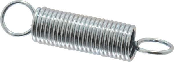 Gardner Spring - 1/4" OD, 3.31 Lb Max Load, 2.06" Max Ext Len, 0.0286" Wire Diam Spring - 3.28 Lb/In Rating - Apex Tool & Supply
