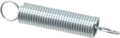 Gardner Spring - 1/4" OD, 3.37 Lb Max Load, 2.54" Max Ext Len, 0.0286" Wire Diam Spring - 2.6 Lb/In Rating - Apex Tool & Supply