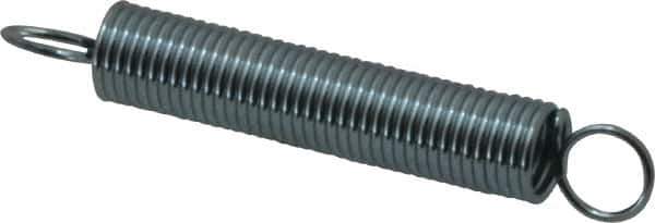 Gardner Spring - 1/4" OD, 3.35 Lb Max Load, 3.08" Max Ext Len, 0.0286" Wire Diam Spring - 2.01 Lb/In Rating - Apex Tool & Supply