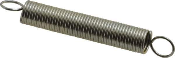 Gardner Spring - 0.437" OD, 8.02 Lb Max Load, 5.88" Max Ext Len, 0.0475" Wire Diam Spring - 2.41 Lb/In Rating - Apex Tool & Supply
