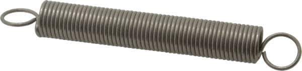 Gardner Spring - 0.437" OD, 8.5 Lb Max Load, 7.1" Max Ext Len, 0.0475" Wire Diam Spring - 1.91 Lb/In Rating - Apex Tool & Supply