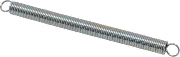 Gardner Spring - 0.28" OD, 5.29 Lb Max Load, 6.9" Max Ext Len, 0.0348" Wire Diam Spring - 1.42 Lb/In Rating - Apex Tool & Supply
