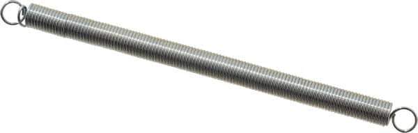 Gardner Spring - 0.23" OD, 3.65 Lb Max Load, 6.96" Max Ext Len, 0.0286" Wire Diam Spring - 0.97 Lb/In Rating - Apex Tool & Supply