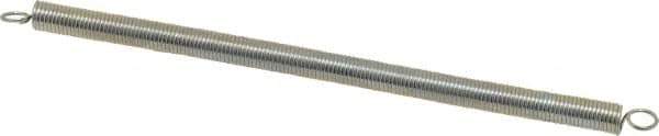 Gardner Spring - 0.18" OD, 2.53 Lb Max Load, 7.07" Max Ext Len, 0.023" Wire Diam Spring - 0.64 Lb/In Rating - Apex Tool & Supply