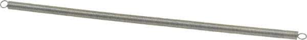Gardner Spring - 0.23" OD, 3.66 Lb Max Load, 13.73" Max Ext Len, 0.0286" Wire Diam Spring - 0.45 Lb/In Rating - Apex Tool & Supply