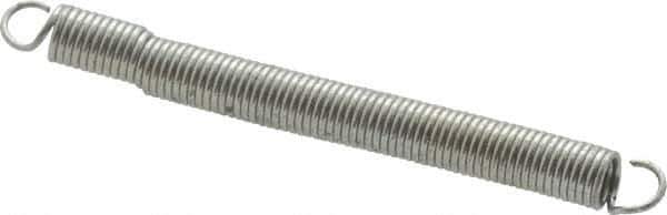 Gardner Spring - 3/32" OD, 1 Lb Max Load, 2.1" Max Ext Len, 0.012" Wire Diam Spring - 0.82 Lb/In Rating, 1" Free Length - Apex Tool & Supply