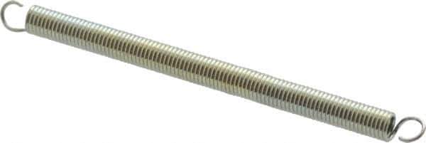 Gardner Spring - 1/8" OD, 1.6 Lb Max Load, 3" Max Ext Len, 0.018" Wire Diam Spring - 1.3 Lb/In Rating, 2" Free Length - Apex Tool & Supply