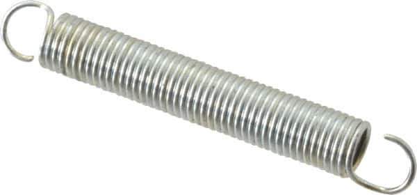 Gardner Spring - 3/16" OD, 2.5 Lb Max Load, 2-3/4" Max Ext Len, 0.022" Wire Diam Spring - 1.6 Lb/In Rating, 1-3/8" Free Length - Apex Tool & Supply