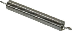 Gardner Spring - 1/4" OD, 3.1 Lb Max Load, 4.7" Max Ext Len, 0.026" Wire Diam Spring - 1 Lb/In Rating, 2" Free Length - Apex Tool & Supply
