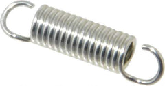 Gardner Spring - 1/4" OD, 8.5 Lb Max Load, 1.42" Max Ext Len, 0.037" Wire Diam Spring - 17.7 Lb/In Rating, 1" Free Length - Apex Tool & Supply