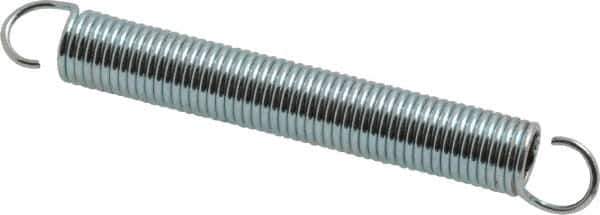 Gardner Spring - 3/8" OD, 10 Lb Max Load, 5-3/4" Max Ext Len, 0.045" Wire Diam Spring - 3.2 Lb/In Rating, 3" Free Length - Apex Tool & Supply