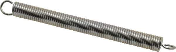 Gardner Spring - 3/8" OD, 17.5 Lb Max Load, 7.13" Max Ext Len, 0.055" Wire Diam Spring - 5.9 Lb/In Rating, 4-1/2" Free Length - Apex Tool & Supply