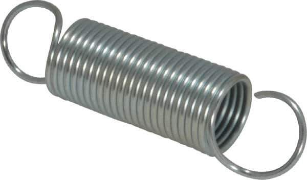 Gardner Spring - 1/2" OD, 7.5 Lb Max Load, 4.62" Max Ext Len, 0.045" Wire Diam Spring - 2.6 Lb/In Rating, 2" Free Length - Apex Tool & Supply