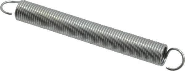 Gardner Spring - 1/2" OD, 13.2 Lb Max Load, 9.67" Max Ext Len, 0.055" Wire Diam Spring - 2.3 Lb/In Rating, 4-1/2" Free Length - Apex Tool & Supply