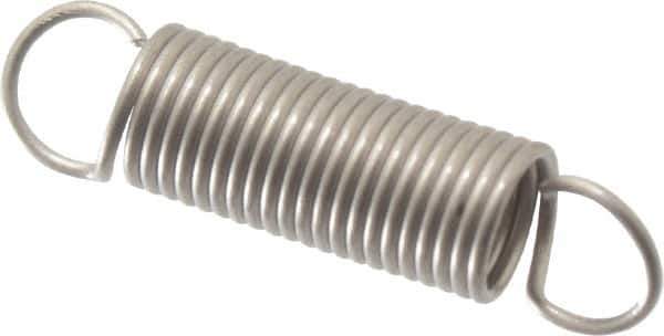 Gardner Spring - 3/32" OD, 0.52 Lb Max Load, 0.83" Max Ext Len, 0.01" Wire Diam Spring - 1.04 Lb/In Rating, 3/8" Free Length - Apex Tool & Supply