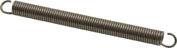 Gardner Spring - 3/8" OD, 15.22 Lb Max Load, 7.08" Max Ext Len, 0.055" Wire Diam Spring - 5.13 Lb/In Rating, 4-1/2" Free Length - Apex Tool & Supply