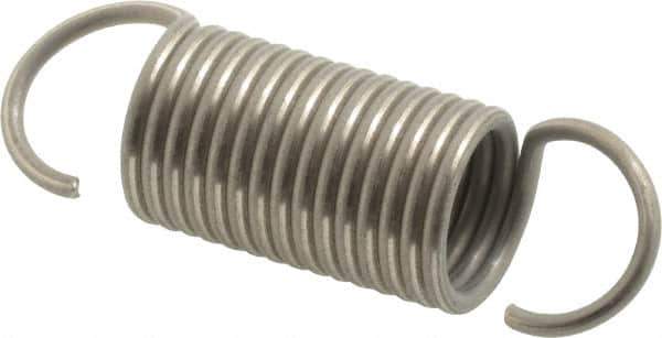 Gardner Spring - 5/8" OD, 16.52 Lb Max Load, 3.18" Max Ext Len, 0.069" Wire Diam Spring - 12.26 Lb/In Rating, 2" Free Length - Apex Tool & Supply