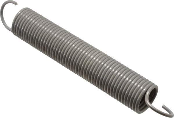 Gardner Spring - 3/4" OD, 18 Lb Max Load, 10.94" Max Ext Len, 0.075" Wire Diam Spring - 2.7 Lb/In Rating, 5" Free Length - Apex Tool & Supply