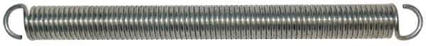 Gardner Spring - 1" OD, 37.12 Lb Max Load, 10.85" Max Ext Len, 0.0915" Wire Diam Spring - 11.33 Lb/In Rating - Apex Tool & Supply