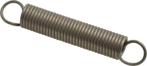 Gardner Spring - 1/2" OD, 5.1" Max Ext Len, 0.063" Wire Diam Spring - 7.0389 Lb/In Rating, 1.4773 Lb Init Tension - Apex Tool & Supply