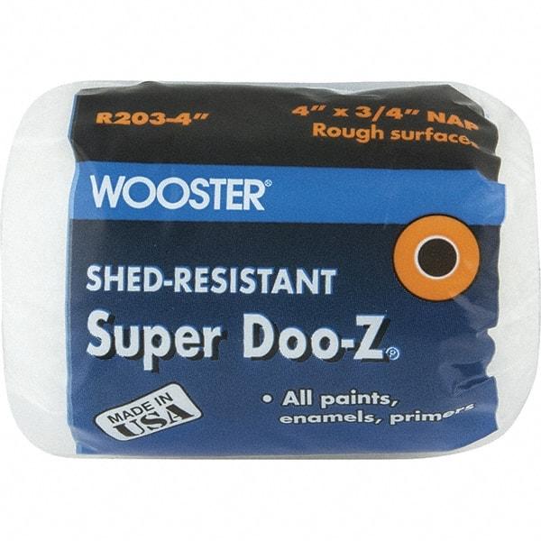 Wooster Brush - 3/4" Nap, 4" Wide Paint Roller Cover - Rough Texture, Woven - Apex Tool & Supply