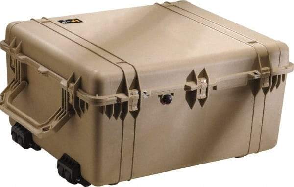 Pelican Products, Inc. - 28-13/32" Wide x 17-21/32" High, Shipping/Travel Case - Tan, Polypropylene - Apex Tool & Supply
