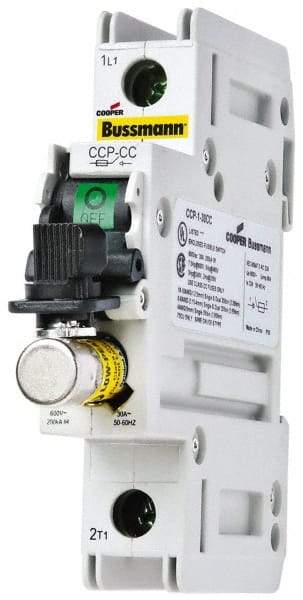 Cooper Bussmann - 125VDC & 600VAC, 2 Pole, Open Fused Cam & Disconnect Switch - 2 Wires - Apex Tool & Supply