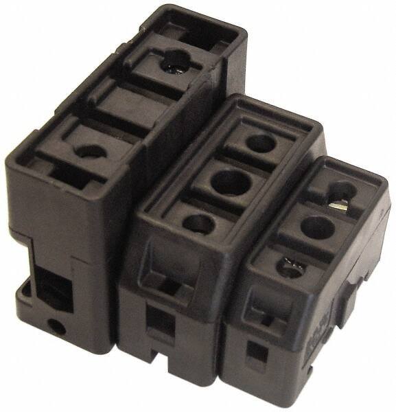 Cooper Bussmann - 1 Pole, 600 VAC/VDC, 30 Amp, DIN Rail Mount Fuse Holder - Compatible with CF, J Class, 0.76 Inch Wide Fuse - Apex Tool & Supply