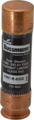 Cooper Bussmann - 125 VDC, 250 VAC, 60 Amp, Time Delay General Purpose Fuse - Fuse Holder Mount, 76.2mm OAL, 20 at DC, 200 (RMS) kA Rating, 20.6mm Diam - Apex Tool & Supply